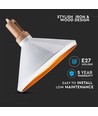 Boomtop IJzeren Hanglamp - Wit, E27