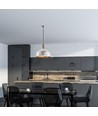 Boomtop IJzeren Hanglamp E27 - Wit