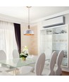 Boomtop IJzeren Hanglamp E27 - Wit