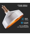 Boomtop IJzeren Hanglamp E27 - Wit