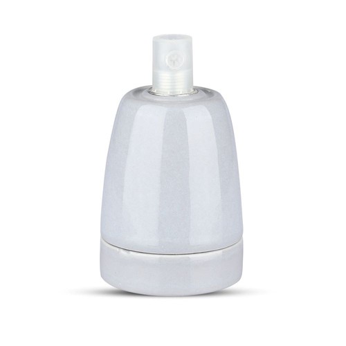 Porseleinen Lampfitting E27 - Lamp, Grijs