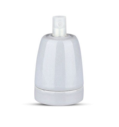 Porseleinen Lampfitting E27 - Lamp, Grijs