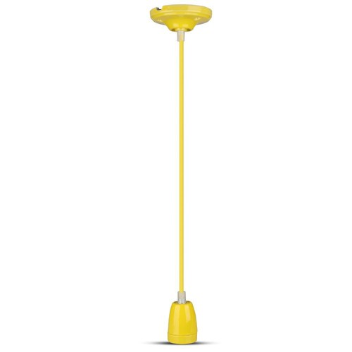 Porseleinen lamp E27 - geel