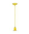 Porseleinen lamp E27 - geel