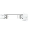 150W / 24V DC dimbare rWave voeding - 6,25A, RF, push-dim, 4 kanalen