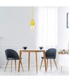 Porseleinen lamp E27 - geel