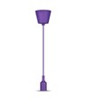E27 Silicone Pendel Fitting - Paars