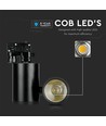 15W LED track spot, RA95 - 24 graden, Zwart, 5 jaar garantie
