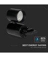 15W LED track spot, RA95 - 24 graden, Zwart, 5 jaar garantie