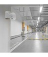 Bewegingssensor met handmatige overruwing - Wit, IP44, tot 300W LED