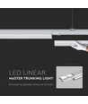 150cm 50W LED Linear Master Trunking - 160lm/W, 90° lens, dimbaar, 4000K, modulair systeem