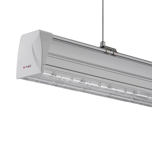 170cm 50W dimbare LED linear trunking - 160lm/W, dubbel asymmetrisch, 4000K, gependelde montage