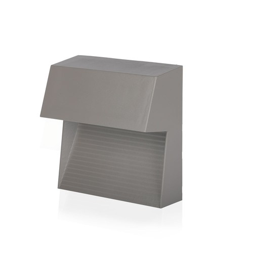 3W LED trapverlichting opbouw - IP65, Grijs, 4000K, 210lm