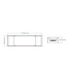 75W / 12V DC dimbare voeding - 6.25A, RF, push-dim
