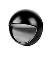 3W LED bolderlamp / trapspots - IP65, zwart, rond, 210lm, voor trappen en gangen