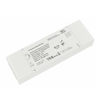 75W / 24V DC dimbare rWave voeding - 3.125A, RF, push-dim