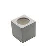 GU10 opbouwspot van gips, vierkant - Wit, 70x70x75mm, overschilderbaar, IP20, zonder lichtbron