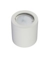 GU10 Ronde gips opbouwlamp - Wit, zonder lichtbron