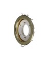 GX53 inbouwspot - Rond, goud, gat: Ø9cm, afmeting: Ø10,5cm, IP20 binnenshuis