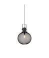 E27 pendellamp van zwart metaalgaas - Ø30cm, modern design, exclusief lichtbron