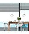 Ø28cm Artistic Globe pendellamp - E27 fitting, transparant glas, modern design