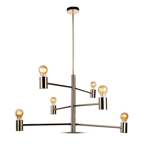 Moderne kroonluchter E27 - Verstelbaar Ø400, 6 lampen