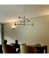 Moderne kroonluchter E27 - Verstelbaar Ø400, 6 lampen