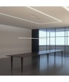 36W LED designer hanglamp in chroom - 182cm, 2700lm, 4000K, IP20