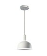 E14 pendelophanging met witte kap - Max. 60W, verstelbaar, modern design, exclusief lichtbron