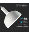 E14 pendelophanging met witte kap - Max. 60W, verstelbaar, modern design, exclusief lichtbron