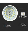 7W LED pendellamp - Goud acryl kap, Ø12cm, incl. lichtbron