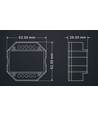 LEDlife rWave inbouwdimmer - RF, push-dim, 200W LED dimmer, voor inbouw