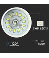 7W LED pendel, Ø34cm - Goud, acryl kap, 4000K, incl. lichtbron