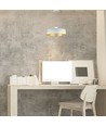 7W LED pendellamp - Ø34cm, witte acryl kap, 120 graden, incl. lichtbron