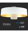 7W LED pendellamp - Ø34cm, witte acryl kap, 120 graden, incl. lichtbron