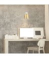 7W pendel in acryl, goud - Ø12cm, 400lm, incl. lichtbron