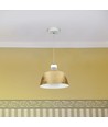 7W LED pendel met gouden acryl kap - 3000K, IP20, incl. lichtbron