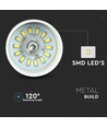 7W witte LED pendellamp - Ø25cm, acryl, 3000K, incl. lichtbron