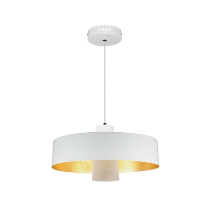 7W LED pendellamp - Ø34cm, witte acryl kap, 400lm, 120 graden, incl. lichtbron