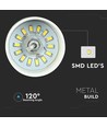 7W LED pendellamp - Ø34cm, witte acryl kap, 400lm, 120 graden, incl. lichtbron