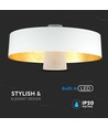 7W LED pendellamp - Ø34cm, witte acryl kap, 400lm, 120 graden, incl. lichtbron