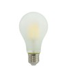 E27 6W A60 Frost Cross Filament LED lamp - 2700K, 660lm, mat glas