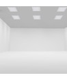22W 17x17cm LED inbouwpanel, vierkant - 100lm/W, witte rand, Gat: 15,5 x 15,5 cm, Afm: 17 x 17 cm