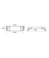 LEDlife rWave LED controller - Push-dim, 12V (180W), 24V (360W), trekontlasting aan beide uiteinden