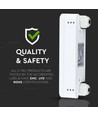 Mikrogolfsensor in wit - Bewegingssensor, max 200W LED, IP65