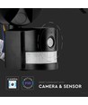 18W LED breedstraler met WiFi camera en sensor - 6000K, IP44, wit, buiten, beveiligingscamera