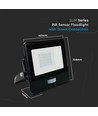 20W LED-breedstraler met sensor - SMD, Samsung LED-chip