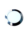 24W Ø30cm LED inbouwpanel - Chroom, 2000lm, Gat: Ø28,5 cm, Afm: Ø30 cm, incl. driver