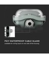 150cm 44W T8 waterdicht compleet LED armatuur - IP65, 6400K, 2x22W, koud wit