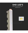 29cm 20W LED lineair armatuur - Ultra slim, witte rand, 6400K, IP20 binnen